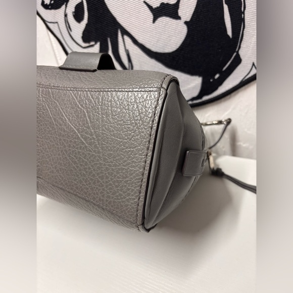 Coach Faye Convertible Backpack in heather gray buffalo-embossed leather - Picture 5 of 8